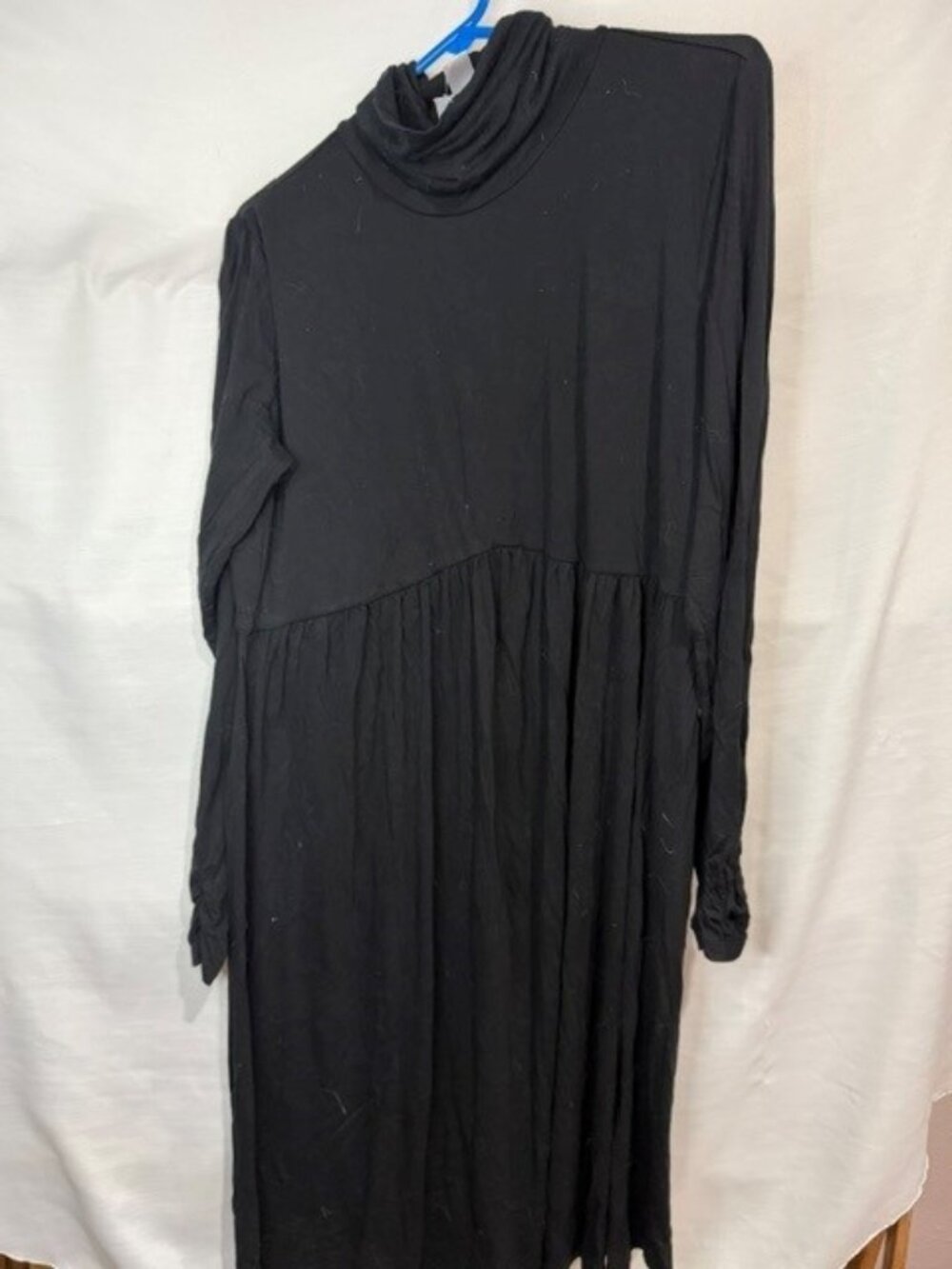 Motherhood long sleeve cowl neck midi dress.